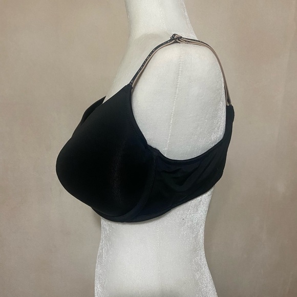 Cacique EUC black lightly lined T Shirt bra in size 42D - Picture 3 of 6